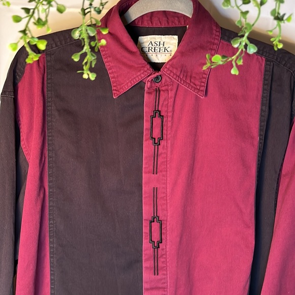 Ash Creek button up shirt Vintage M - Picture 3 of 9